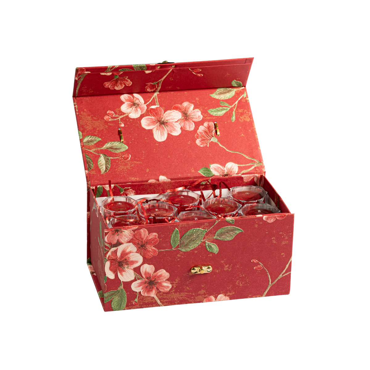 BIRDNEST 6to8-BOTTLE GIFTBOX 6-8瓶 - 鲜炖燕窝礼盒 (3g - 80ml each) - RED 红色