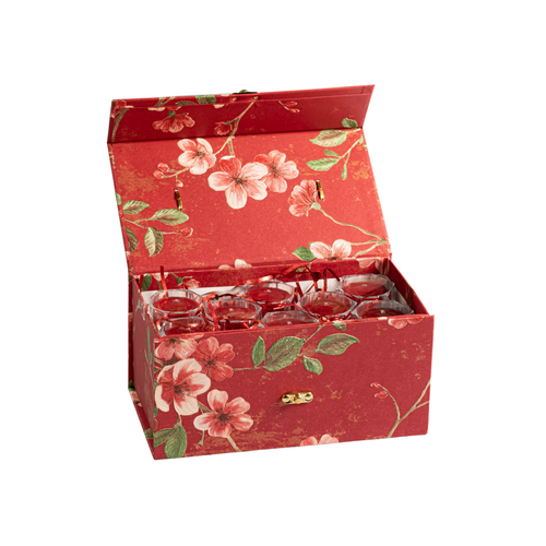 BIRDNEST 6to8-BOTTLE GIFTBOX 6-8瓶 - 鲜炖燕窝礼盒 (3g - 80ml each) - RED 红色