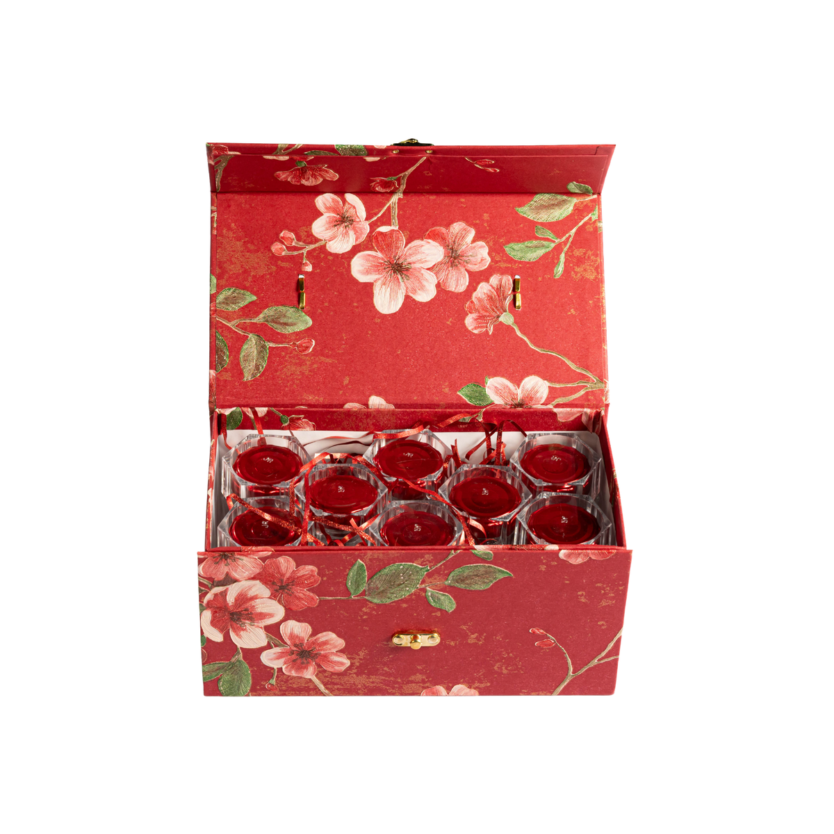BIRDNEST 6to8-BOTTLE GIFTBOX 6-8瓶 - 鲜炖燕窝礼盒 (3g - 80ml each) - RED 红色