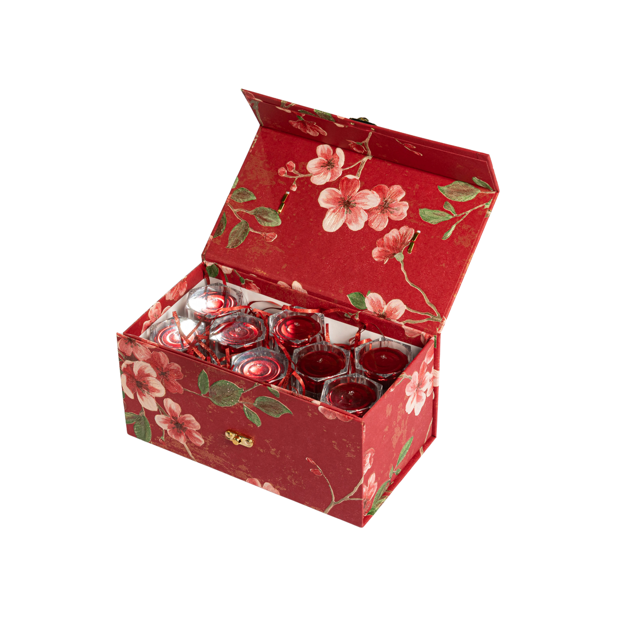 BIRDNEST 6to8-BOTTLE GIFTBOX 6-8瓶 - 鲜炖燕窝礼盒 (3g - 80ml each) - RED 红色
